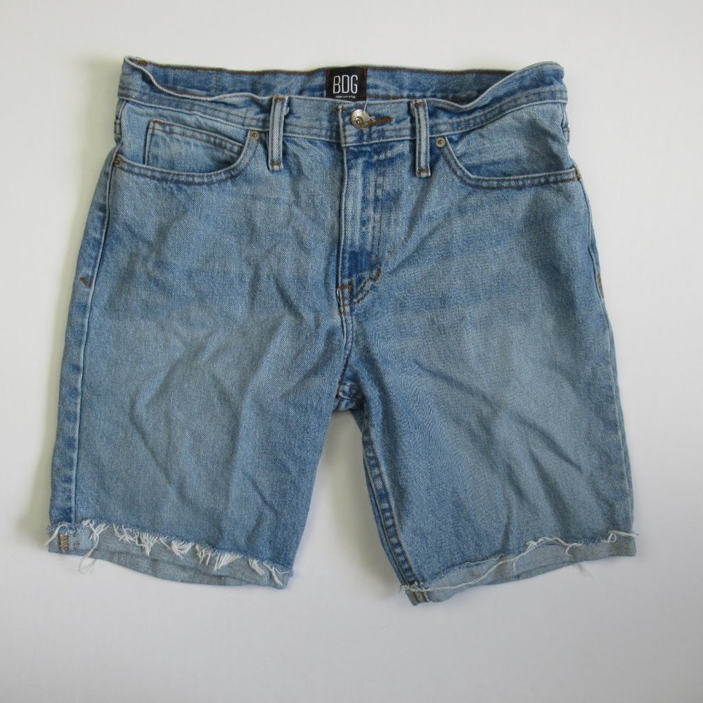 BDG Urban Outfitters Slim Cuffed Denim Shorts sz 29